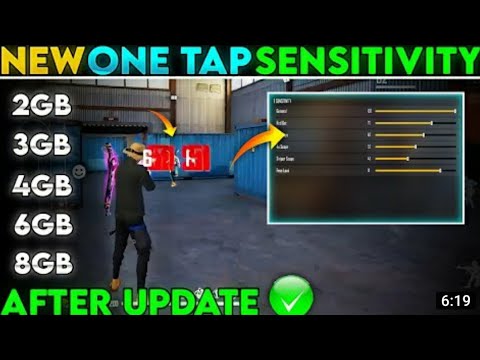 NEW SENSITIVITY SETTING 🔥|| AFTER UPDATE FREE FIRE BEST SENSITIVITY || ONE TAP HEADSHOT SENSITIVITY