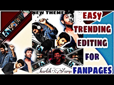 easy #trending #editing  in just 2 steps for Instagram fanpages/ #kartikaaryan #kritisanon