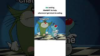 Asking ChatGPT for help whenever I get stuck in coding 🧑‍💻💡 || #shorts #shortsvideo #video