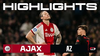 Highlights Ajax vs. AZ | Friends Lottery Eredivisie