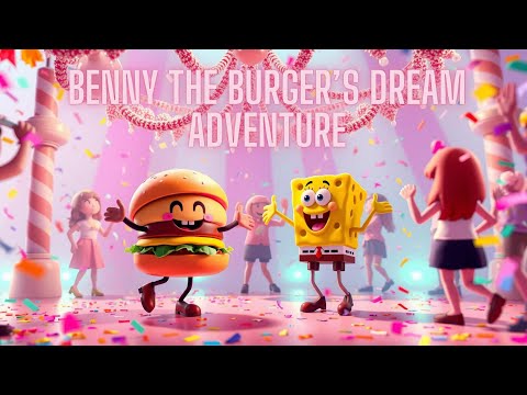 Benny the Burger’s Dream Adventure | Bedtime Story for Kids | Sleep with SpongeBob & Friends