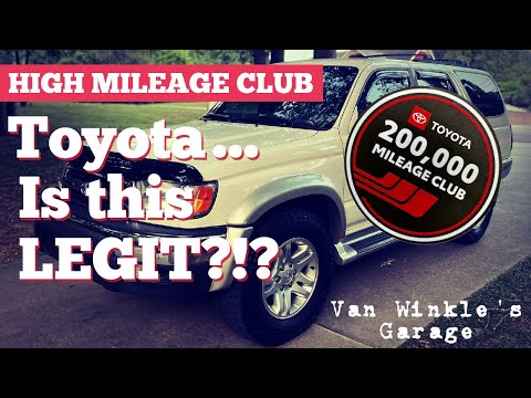 FREE?!? Toyota High Mileage Club Decal - 3rd Gen 4Runner