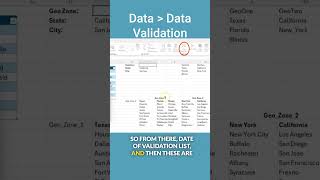 Multiple Dependent Drop Down lists in excel #excel