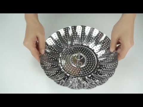 SS FOLDING STEAMER BASKET (9.5 INCH)