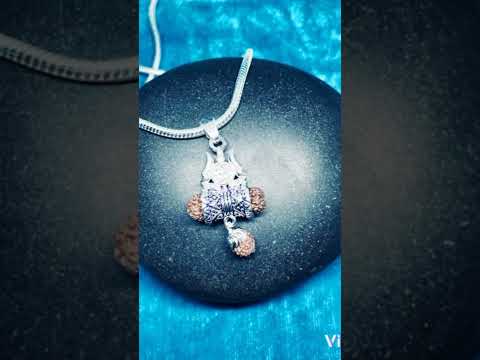 rudraksha pendants design #रुद्राक्ष