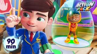 We Gotta Free Clay! | Action Pack | Cartoon Adventures for Kids