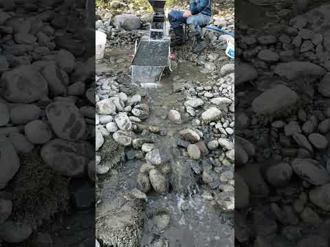 Running 2 Mini Highbankers Side by Side ... A Gold Hog Mini & Crux Prospecting Gold Trek Pro Gen 4