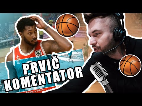 Roškar prvič ŠPORTNI KOMENTATOR 🏀🎤📢