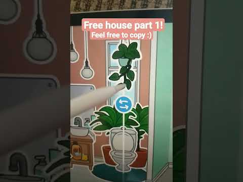 💖 FREE HOUSE part 1 💖 #tocaboca #tocalife #freehouse #shorts