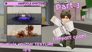 Partice Emitter/VFX IMPORT CODE For your Moveset JUJUTSU SHENANIGANS