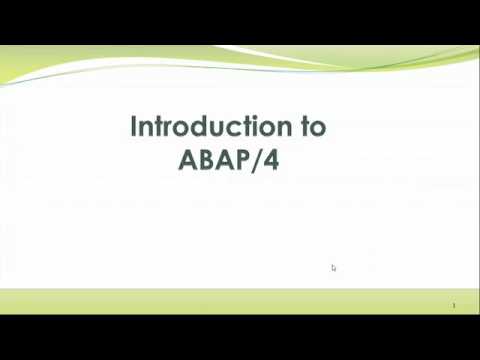 Introduction to SAP ABAP for Beginners