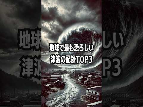 地球で最も恐ろしい津波の記録Top3 #津波の脅威 #自然災害 #巨大津波 #東日本大震災 #インド洋大津波 #リツヤ湾津波