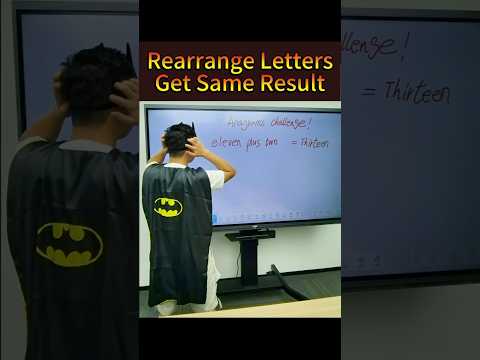 Can you complete this Anagrams Challenge? #whiteboard #whiteboardchallenge