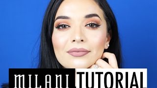 ONE BRAND MAKEUP TUTORIAL: Milani Cosmetics
