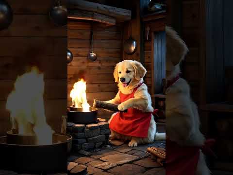 Dog are working in Kitchen Momos #viralvideo #viralshorts #animal  #babyshorts #kids #viralreels