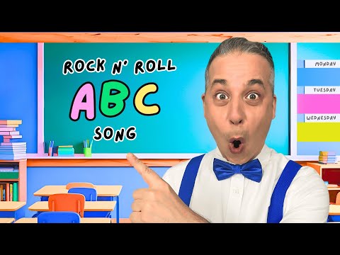 Rock 'n' Roll ABC Song | The Alphabet for Preschoolers | Mr. Evan V
