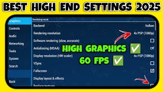 Best PPSSPP Settings for High-End Android 2026