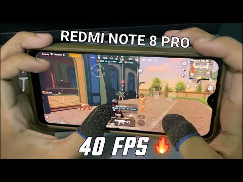 REDMI NOTE 8 PRO TEST PUBG MOBILE🔥🔥Smooth+40Fps Erangel Gameplay !!!