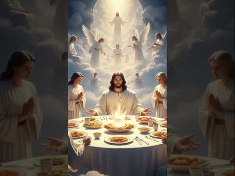 Heavenly feast #jesus #secondcoming #faith #fyp #DreamScreenAI