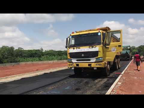 Asphalt laying