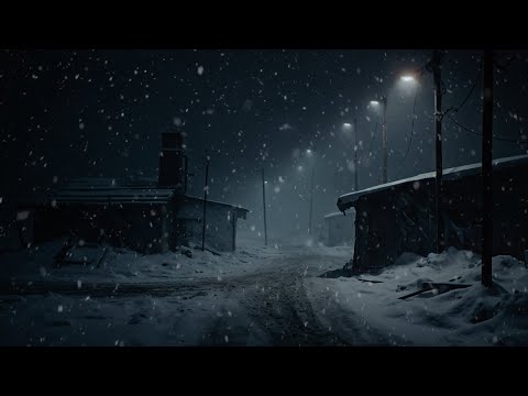 Freezing Breeze at a Frosty Forest Chalet | Snowstorm Sounds & Loud Blowing Snow for Sleep, Relax