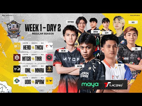 🔴 LIVE | MDL PH S5 | FILIPINO - Week 1 Day 2