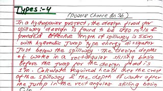 Unit:6 | Spillway | Design of Stilling Basin | Hydropower Engineering | Prashant YT | TU,PU,KU,PoU |