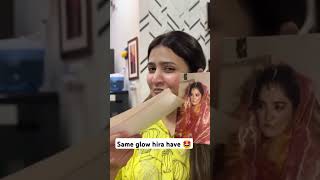 hira ka glow 🌟#hirafaisal #sistrology