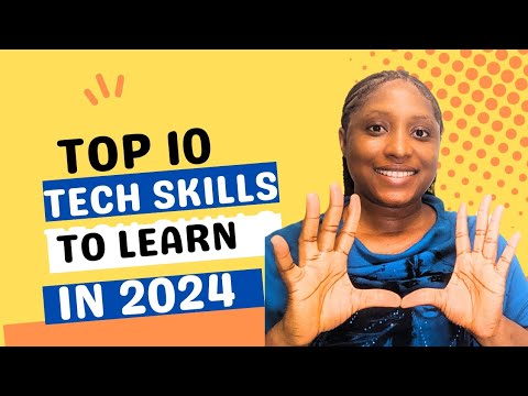 Top  10 Tech Skills  To Learn In 2024 I Salaries Revealed I Trending Tech Skills In 2024 l Uju okoye