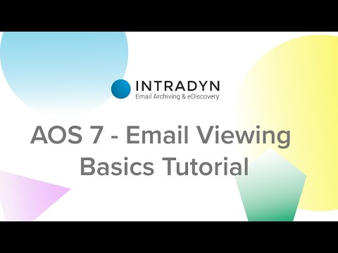 AOS 7 - Email Viewing Basics Tutorial