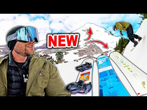 Testing New Snowboard & Boots at a New Mountain