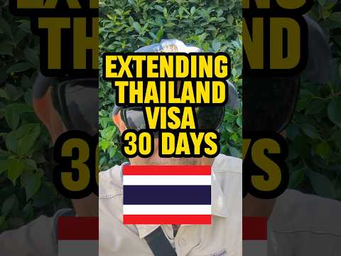 TM30 Requirement to Extend Thailand Visa (30 Days). #thailand #thaivisaextension