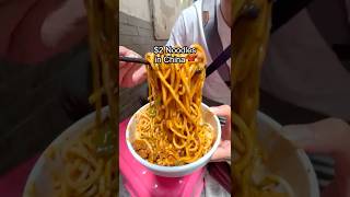 $2 Spicy Noodles in Chengdu China