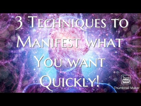 MANIFEST WHAT YOU WANT | 3 EASY STEPS