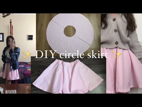 DIY Gingham Circle Skirt *make in a couple hours*
