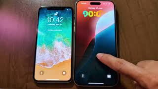 iOS 18 vs iOS 11 - Lock screen Comparison