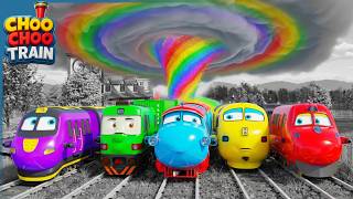 Color Train Heroes 🌈 Color Toy Trains Bring City Back to Life!