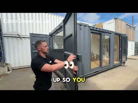 Stunning Shipping Container Office: Custom Conversion Reveal