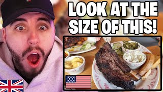 Brit Reacts to European Tries American BBQ for the First Time in North Carolina!