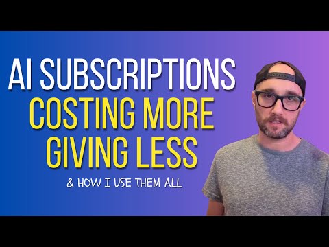 LESS Usage, MORE Expensive: The NEW AI Subscription Status Quo (And How I Try Them All)