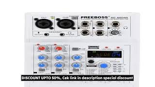 DC 5V 88 DSP Effects Sound Mixing Console Bluetooth Mobile PC USB Record Echo Reverb 4 Cha