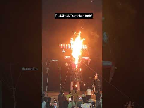 Dussehra Celebrations Rishikesh #rishikeshtravel #rishikesh #viralshort #trendingreels #dussehra