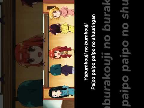 Anime Joshiraku - 2012 Rakugo Girls ED ost  Egao Hyakkei Momoiro Clover Z