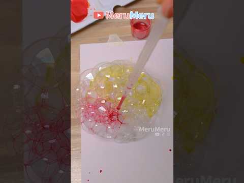 Bubbles watercolor #shorts #art #diy  #shortvideo #satisfying #easydrawing  #tutorial   #drawing