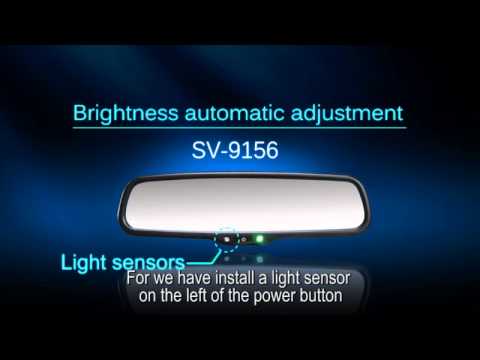 SafetyPlus™ SV-9156 Rear View Mirror Monitor