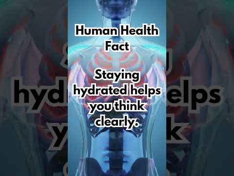 1 human health fact #stayhydrated #healthfacts
