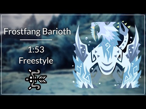 [MHWI PC] Frostfang Barioth - Bow 1:53