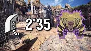 MHWI | Tempered Furious Rajang 2'35 Great Sword Solo