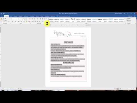 TEST 1 - Menu