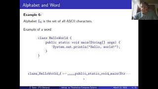 Introduction to Theoretical Computer Science - lecture 6: formal languages, regular expressions